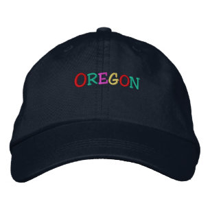 Namedrop Nation_Oregon multi-coloured Embroidered Hat
