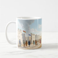 Nameless Horse Across Pale Desert Dunes Mug