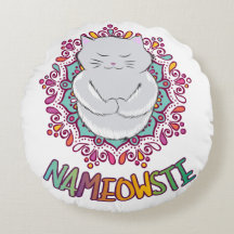 Nameowste Cat Pillow