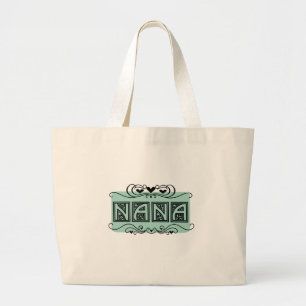 Nameplate Nana T-shirts and Gifts Large Tote Bag