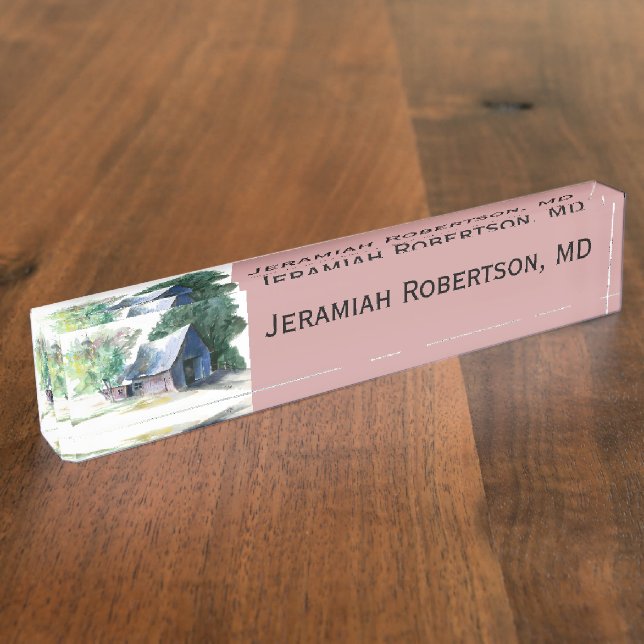 Nameplate - Rural Barn (Side)