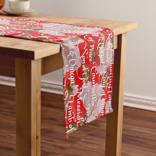 Names of Christ Christmas / Short Table Runner (In Situ)
