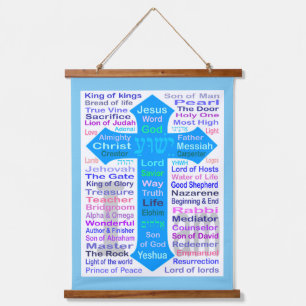 Names of God and Jesus   Hanging Tapestry