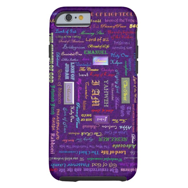 Names of God iPhone 6 case (Back)