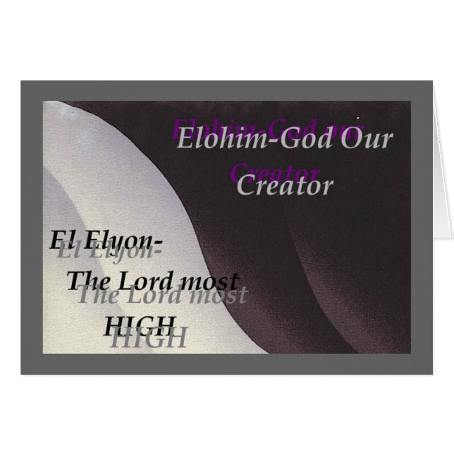 Names of God Scripture collection (Front Horizontal)