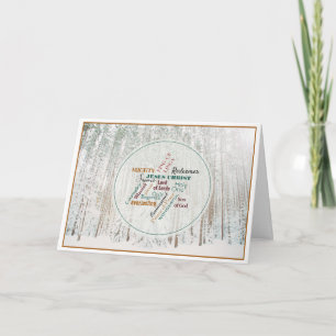 Names of Jesus Christmas Photo Folded Holiday Card