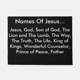 Names Of Jesus Doormat