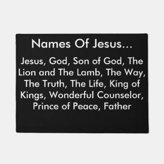 Names Of Jesus Doormat