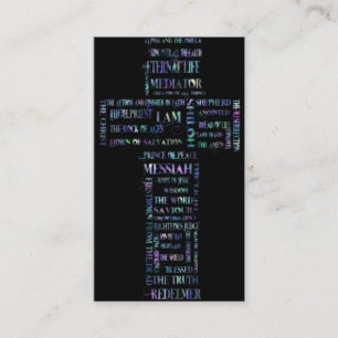 Names of Jesus/ Eph 2: 1-10 Gospel tract Business Card