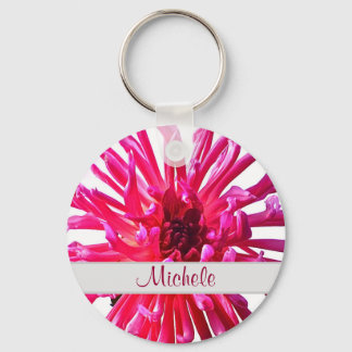Namesake Pink Dahlia Keychain