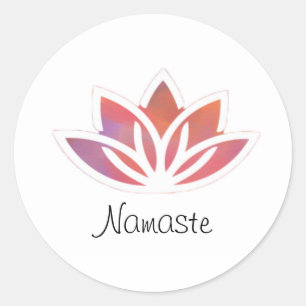 Nameste Lotus Sticker