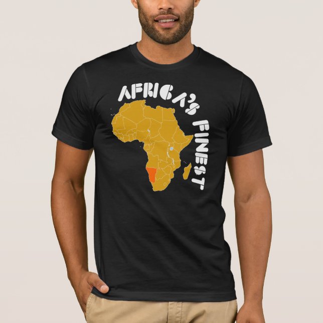 Namibia, Africa map design T-Shirt (Front)