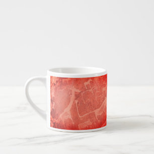 Namibia Africa Namibian Rock Art Painting Espresso Cup