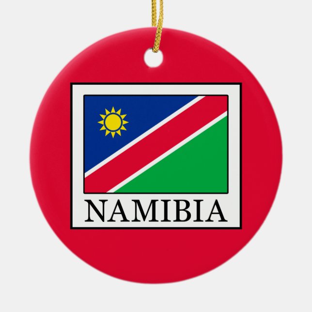 Namibia Ceramic Ornament (Front)