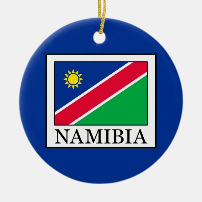 Namibia Ceramic Ornament (Front)