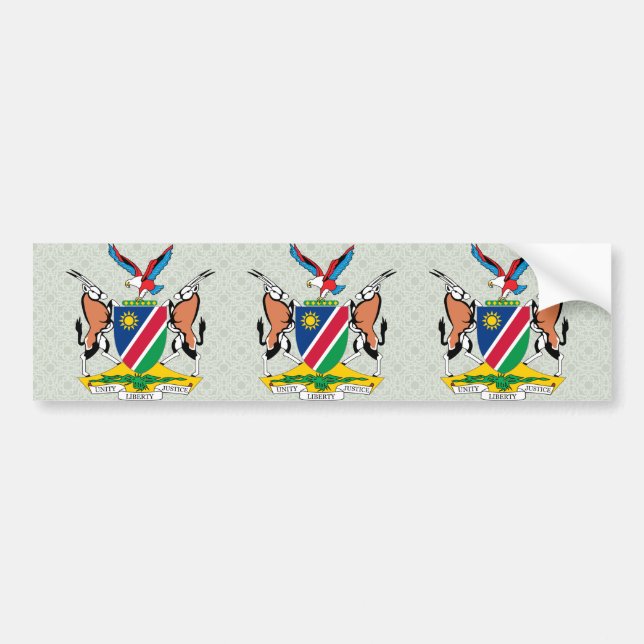 Namibia Coat of Arms detail Bumper Sticker (Front)