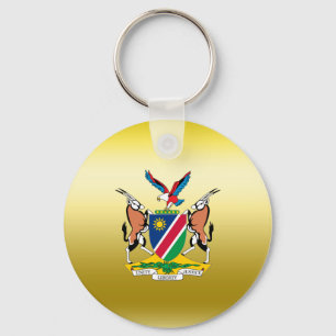 Namibia Coat of Arms Keychain