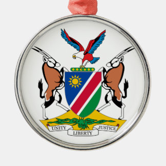 Namibia Coat of Arms Metal Ornament