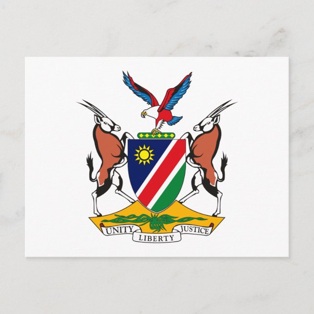 Namibia Coat of Arms Postcard (Front)