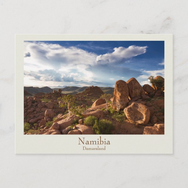 Namibia - Damaraland postcard with text (Front)