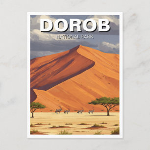 Namibia Dorob National Park Travel Postcard