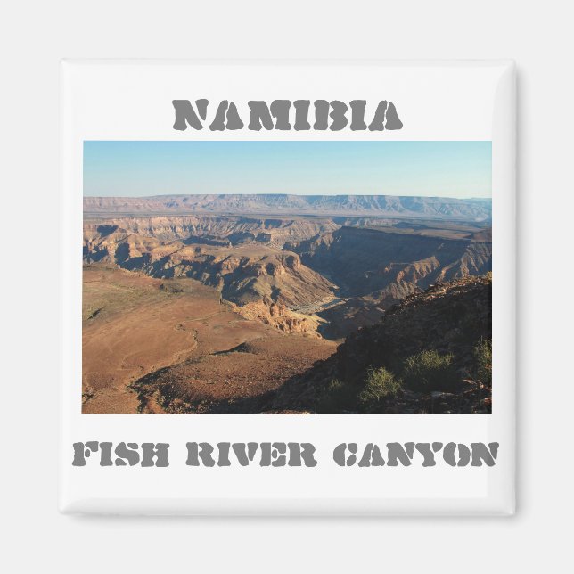 Namibia Fish River Canyon Landscape Nature Magnet (Front)