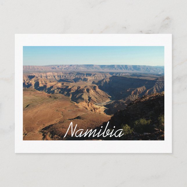 Namibia Fish River Canyon Landscape Nature Postcard (Front)