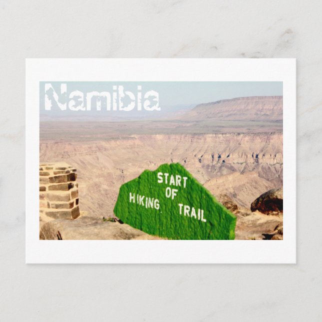 Namibia Fish River Canyon Landscape Nature Postcard (Front)