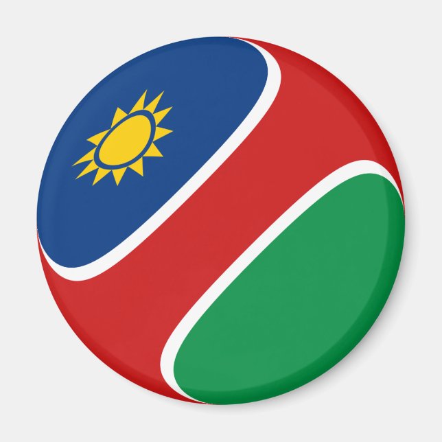 Namibia Fisheye Flag Magnet (Front)