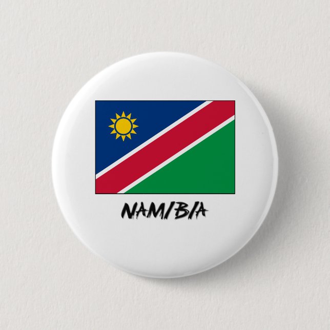 Namibia Flag 2 Inch Round Button (Front)