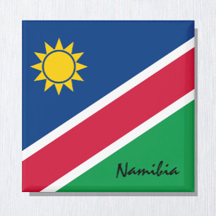 Namibia flag & Africa holiday/sports fans Magnet