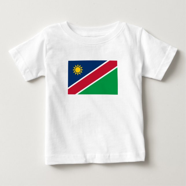 Namibia Flag Baby T-Shirt (Front)