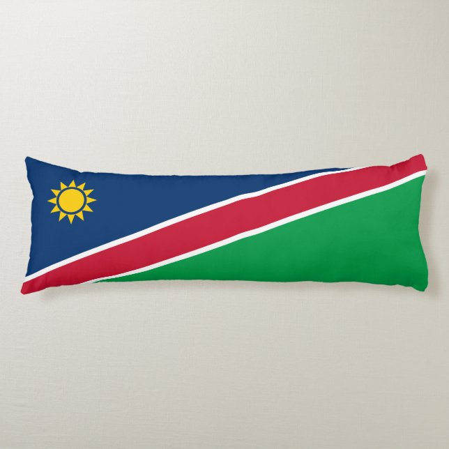 Namibia Flag Body Pillow (Front)