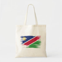 Namibia Flag Brush Art