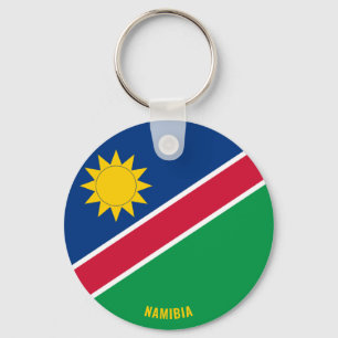 Namibia Flag Charming Patriotic Keychain