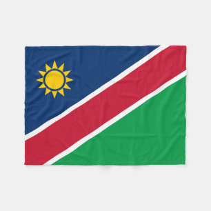 Namibia Flag Fleece Blanket