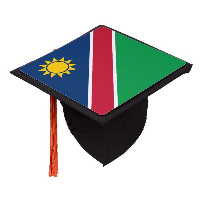Namibia Flag Graduation Cap Topper (Angled)