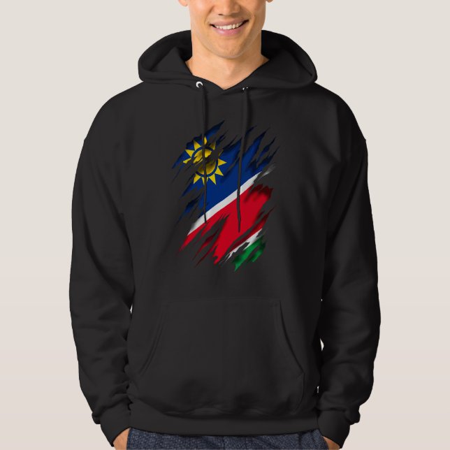 Namibia Flag Hoodie (Front)