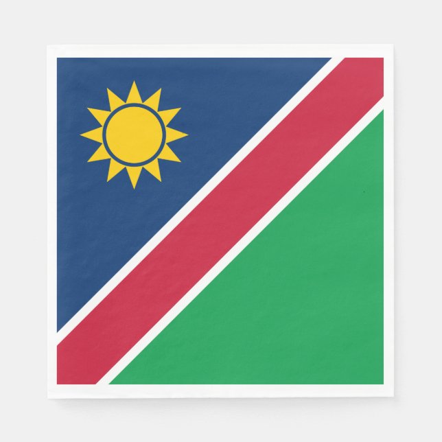 Namibia Flag Napkin (Front)