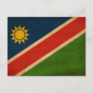 Namibia Flag Postcard
