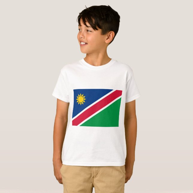 Namibia Flag T-Shirt (Front Full)