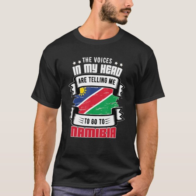Namibia In My Head T-Shirt (Front)