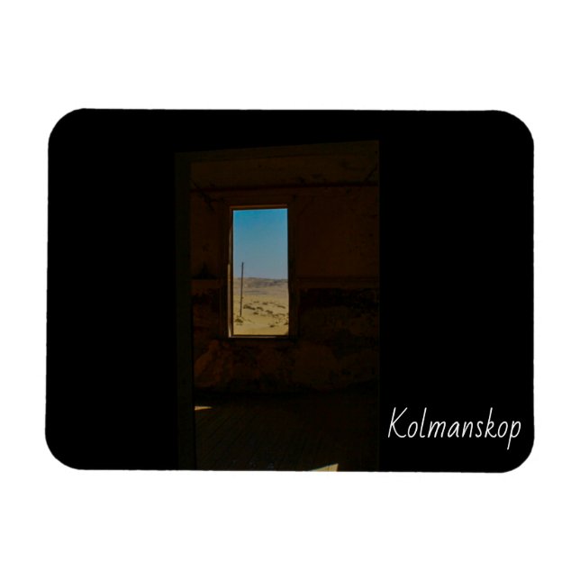 Namibia Kolmanskop House Dune Landscape Ghost Town Magnet (Horizontal)