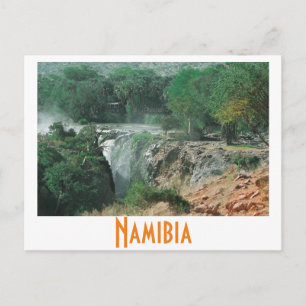 Namibia Kunene River Epupa Falls Landscape Nature Postcard