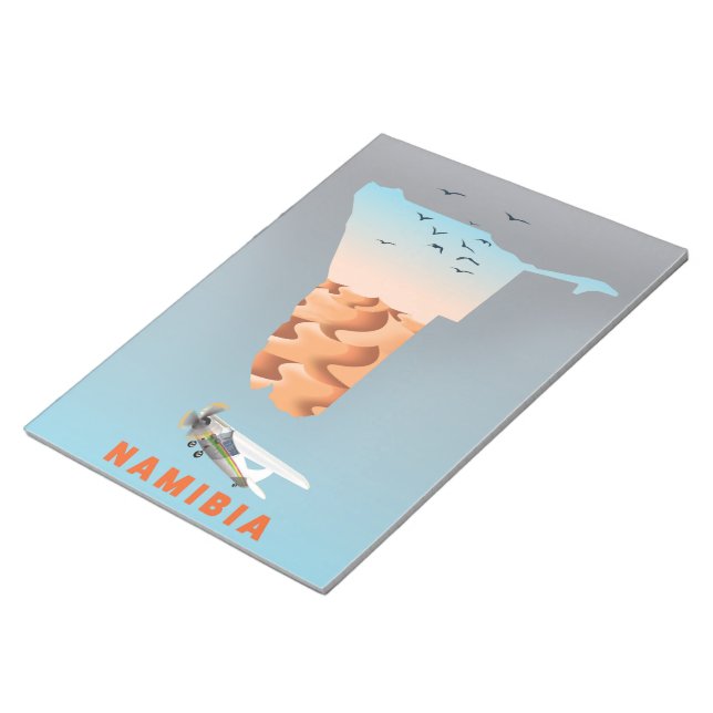 Namibia map notepad (Angled)