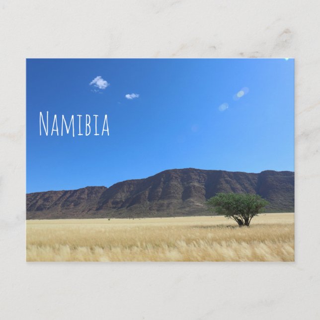 Namibia Marienfluss Savannah Landscape Nature Postcard (Front)