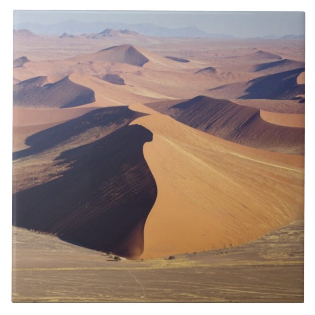 Namibia, Namib-Naukluft Park. Aerial view of Tile (Front)