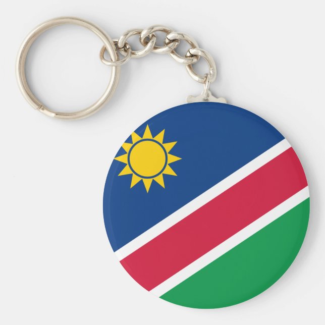 Namibia (Namibian) Flag Keychain (Front)