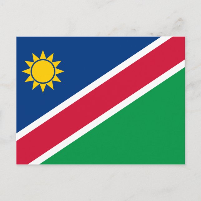 Namibia (Namibian) Flag Postcard (Front)