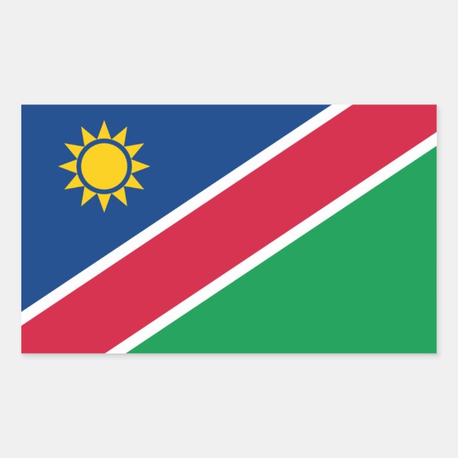 Namibia/Namibian Flag Sticker (Front)